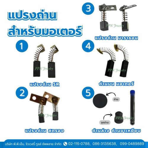 แปรงถ่านสำหรับมอเตอร์